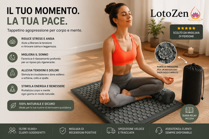NidoZen™ – Il tappetino di agopressura per ritrovare relax, sollievo e benessere