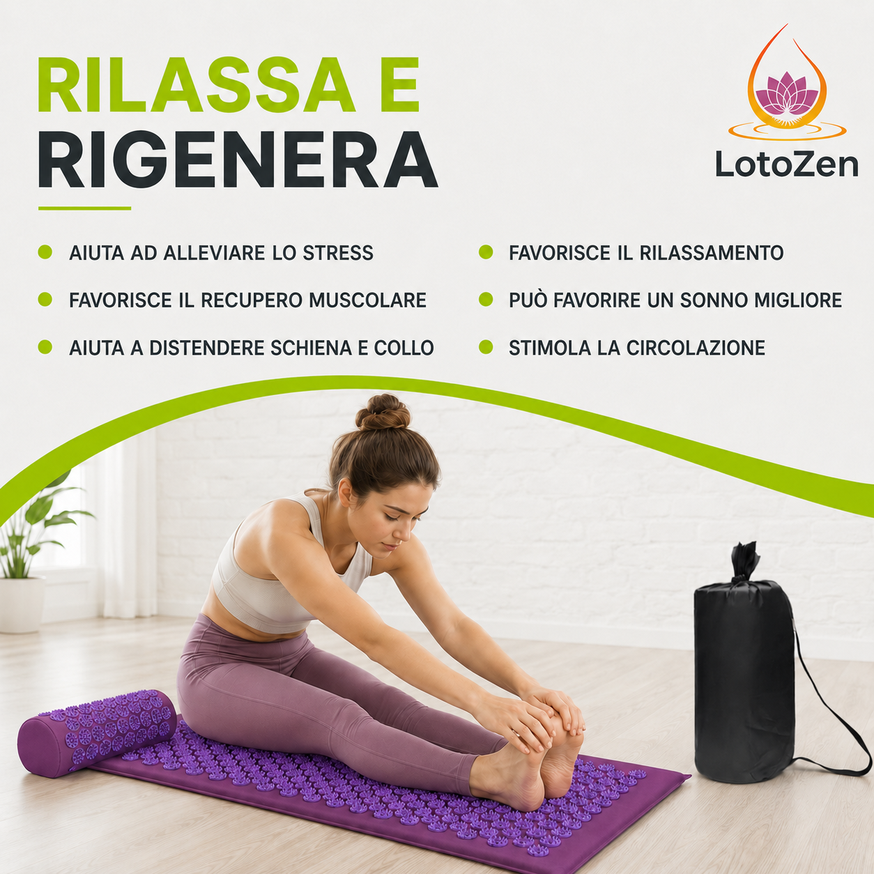 NidoZen™ – Il tappetino di agopressura per ritrovare relax, sollievo e benessere